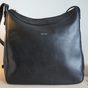 MATT & NAT Crossbody Satchel Purse Bag in Black